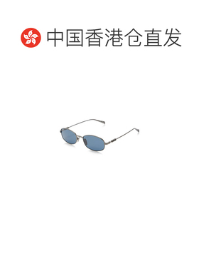 1h可退 香港直邮Gucci 古驰 女士 椭圆框金属太阳眼镜 blue蓝色