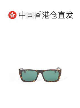 1h可退 香港直邮Off-white 女士 米白色方形鏡框太陽眼鏡 OERI13E