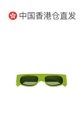 香港直邮Gucci 古驰 女士 几何框太阳镜 GG1771S green绿色 舒适