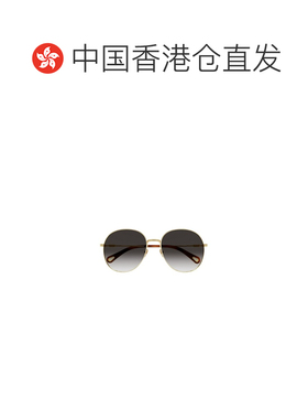 香港直邮CHLOÉ 女士眼镜 CH0178S00001 SS2024 黑色 徽标太阳镜