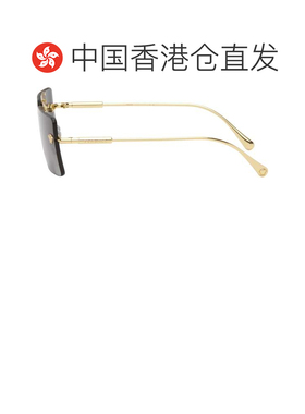 1h可退 香港直邮versace 范思哲 男士 金色 Medusa 太阳镜 0VE224
