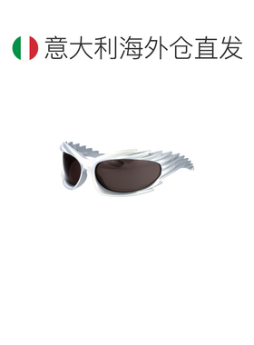 1h可退 欧洲直邮BALENCIAGA 女士眼镜 BB0255S003 SS2025 灰色 Su