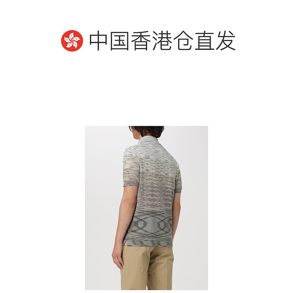 香港直邮MISSONI 米索尼 男士 men Polo衫 US24S20CBK012Q - 图1