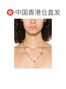 1h可退 香港直邮mcqueen 亚历山大 麦昆 男士 珍珠骷髅手链 83679