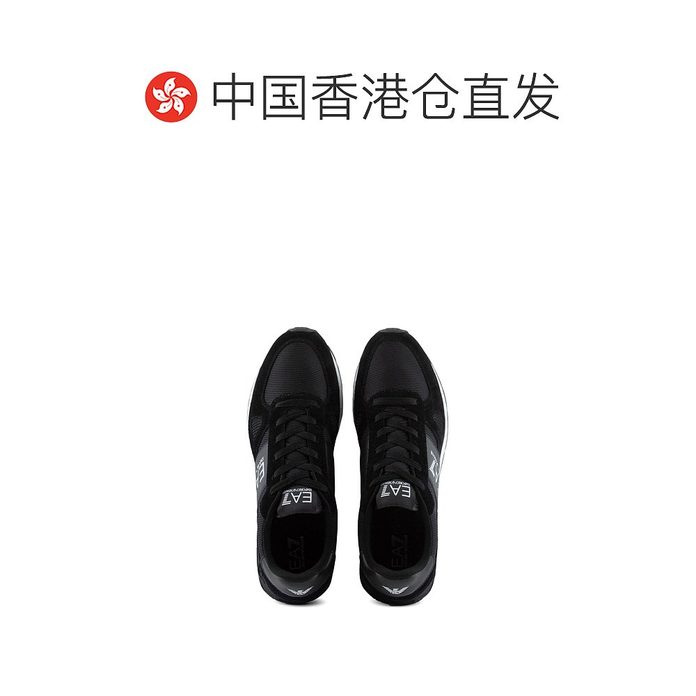 香港直邮EA7 Emporio Armani 圆头系带低帮休闲运动鞋 X8X151XK35 - 图1