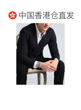 1h可退 香港直邮valentino 华伦天奴 男士 手链 blue蓝色 舒适时