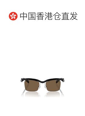 1h可退 香港直邮Prada 普拉达 男士 徽标太阳镜 PRA15S black黑色