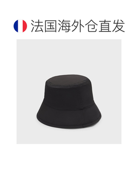 自营欧洲直邮Hugo Boss 儿童黑色聚酯纤维logo标识针织帽渔夫帽