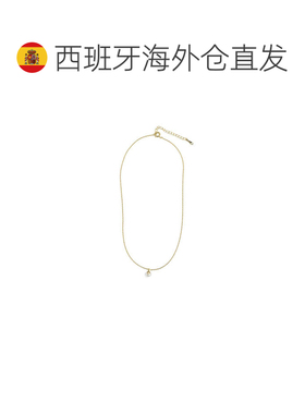 欧洲直邮LUXENTER Talori白色珍珠项链 18K黄金电镀 西班牙轻奢珠