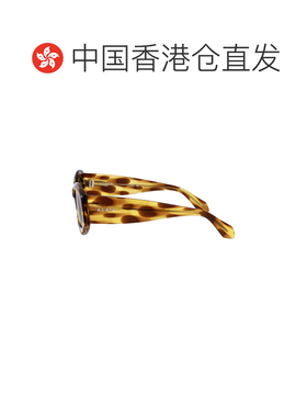 香港直邮alaia 女士 YELLOW-YELLOW-BROWN 醋纤太阳眼镜 AA0080S0