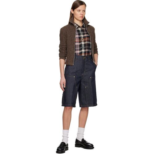 1h可退 香港直邮CARHARTT WIP 女士 蓝色 Nixon Double Knee 牛仔 - 图2