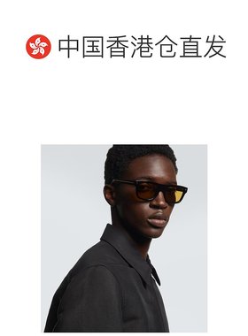 1h可退 香港直邮Prada 普拉达 男士 徽标方框太阳眼镜 black黑色