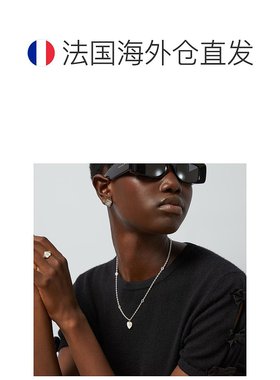 自营欧洲直邮Gucci/古驰 女士Gucci心形项链 饰有GG细节