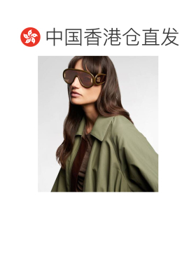 1h可退 香港直邮LOEWE 罗意威 女士 大号飞行员太阳眼镜