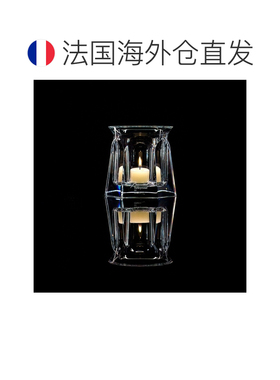 欧洲直邮Baccarat巴卡拉 Talleyrand透明水晶多面切割烛台