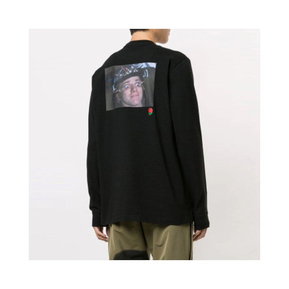 香港直发undercover男士黑色圆领短袖徽标t恤潮流时尚简约复古