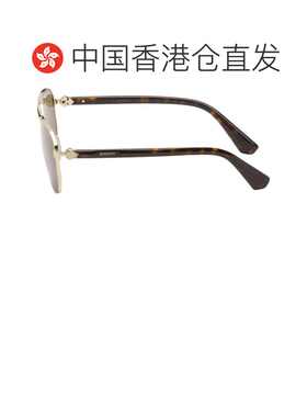 1h可退 香港直邮Burberry 巴宝莉 男士 金色太阳镜 0BE3166110973