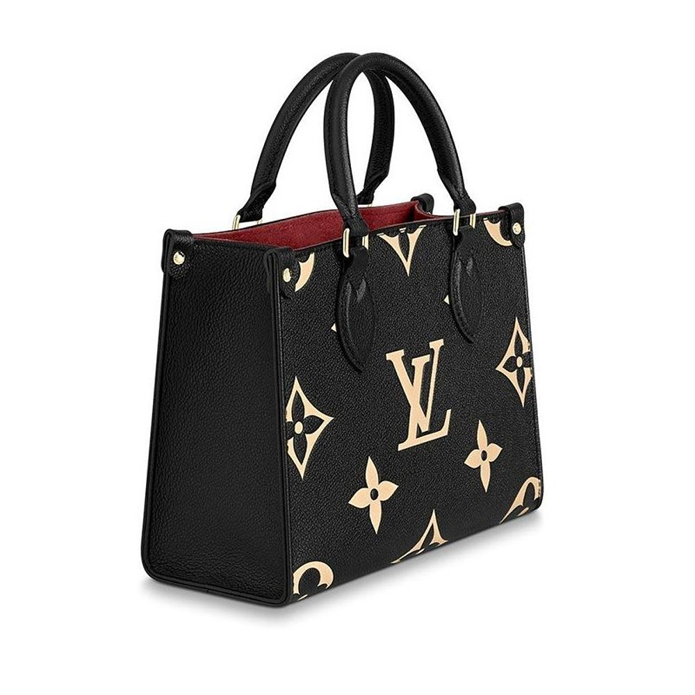 Louis Vuitton/路易威登ONTHEGO女士老花单肩手提托特包-图3