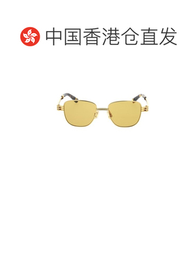 香港直邮Bottega Veneta 葆蝶家 男士 金色 Bolt 太阳镜 BV1380S