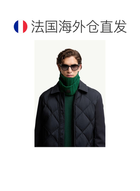 自营欧洲直邮MONCLER盟可睐 Korra男女同款黑色醋酸纤维椭圆形太