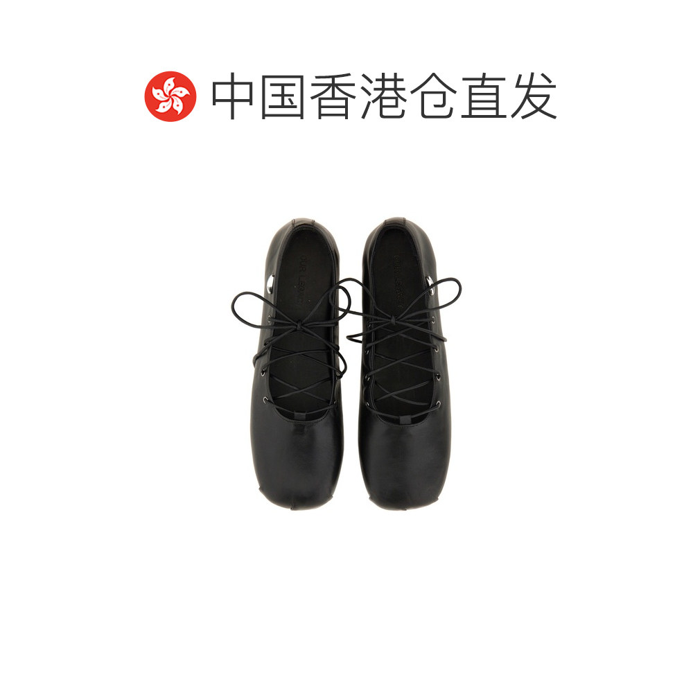 1h可退 香港直邮Our Legacy 女士 套穿绑带芭蕾平底鞋 A4247LMBMA,淘宝优惠券,粉丝福利购,淘宝优惠卷