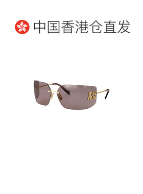 香港直邮MIU MIU 女士太阳镜 0MU54YS5AK06I SS2026 金色 0MU 54Y
