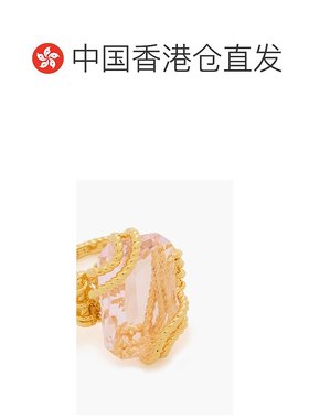 1h可退 香港直邮ZIMMERMANN 女士 镀金晶石镶嵌水晶戒指 4622S24G