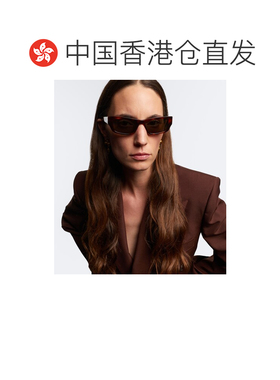 香港直邮Saint Laurent 圣罗兰 女士 Jazz 矩形太阳眼镜配饰