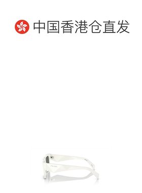 1h可退 香港直邮Prada 普拉达 男士 方框太阳镜 PRA06S white白色