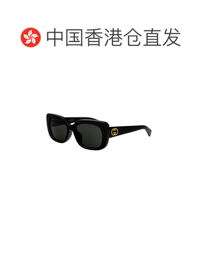 香港直邮Gucci 古驰 女士 GG1979SK 001 55/18/145 全黑灰色太阳