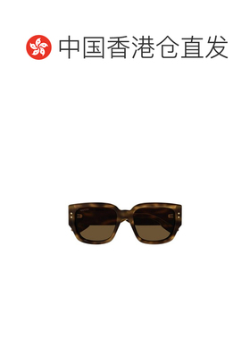 1h可退 香港直邮Gucci 古驰 男士 徽标太阳镜 GG1261S brown棕色