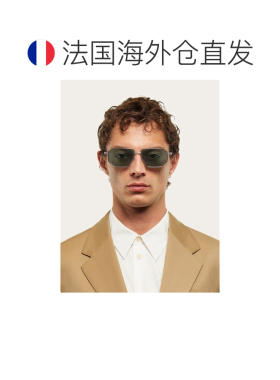 自营欧洲直邮Ferragamo菲拉格慕 男士哑光枪色钛金属飞行员太阳镜