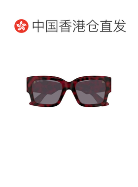 香港直邮GUCCI 女士眼镜 GG1663S003 SS2026 黑色 矩形太阳镜