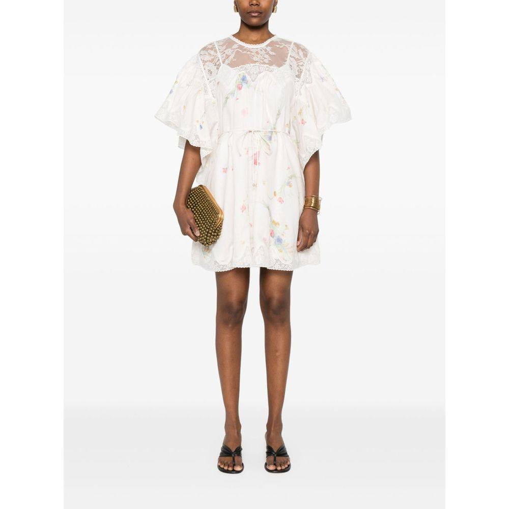 1h可退 香港直邮ZIMMERMANN 女士 LUCKY 亚麻迷你连衣裙 4547DSS2,淘宝优惠券,粉丝福利购,淘宝优惠卷