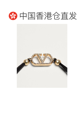 香港直邮VALENTINO 女士手链手镯 WJ0X85RLVEDM CO 黑色 VLOGO签