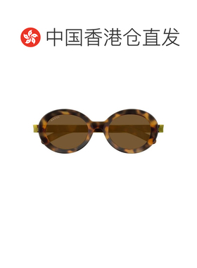 香港直邮GUCCI 女士眼镜 GG1722SA002 SS2026 绿色 几何框太阳镜