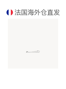 自营欧洲直邮YSL圣罗兰 金属色氧化镍logo标识钞票夹男女通用