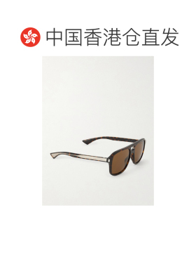 香港直邮Saint Laurent 圣罗兰 女士 飞行员龟甲色醋纤太阳眼镜 S