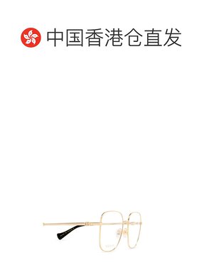 1h可退 香港直邮Gucci 古驰 女士 方框平光镜 GG1144O metal金属