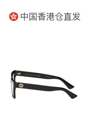 1h可退 香港直邮Gucci 古驰 女士 黑色 Minimal Cat Eye 眼镜 GG1