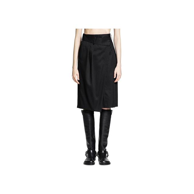 Hong Kong direct mail Loewe spliced ​​asymmetric mid skirt S540Y08XAN skirt A-line skirt