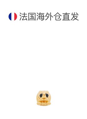 欧洲直邮Loewe罗意威金属小虾骰子金色精巧时尚珐琅饰面精致