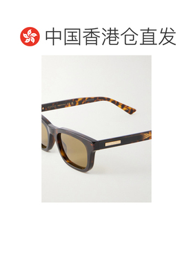 香港直邮Gucci 古驰 男士 The Wirecore Recycled-Acetate 方形框