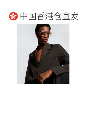 1h可退 香港直邮zegna 杰尼亚 男士 Orizzonte 飞行员太阳眼镜
