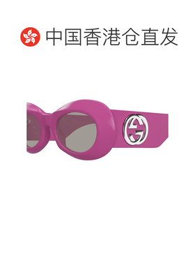 1h可退 香港直邮Gucci 古驰 女士 全框太阳镜 GG1696S pink粉色