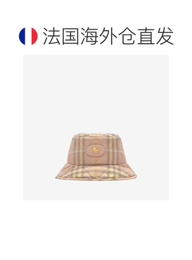 自营欧洲直邮Burberry博柏利 Horseshoe女士绗缝尼龙渔夫帽帽子