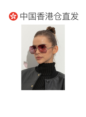 香港直邮CHLOÉ 女士太阳镜 CH0278S0003 CO 金色 Sunglasses