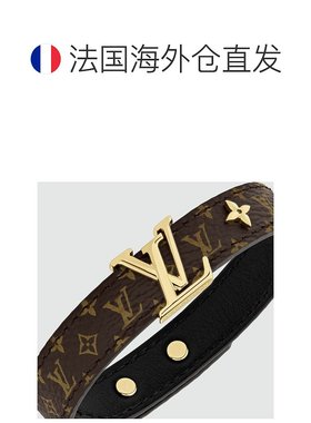 自营1h可退 欧洲直邮LV/路易威登 女士棕色帆布/金属手链新款