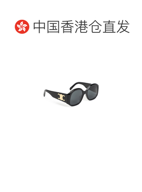 香港直邮CELINE 女士眼镜 4S305CPLB38NO AW2024 黑色 Triomphe X