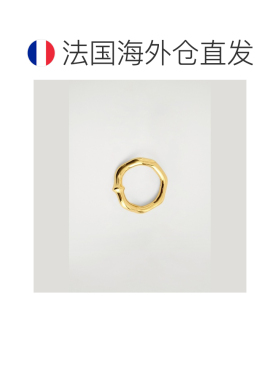 自营欧洲直邮COS 女士金色黄铜雕塑戒指配饰